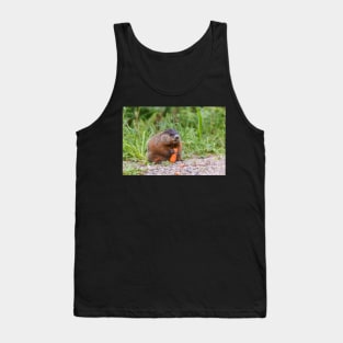 The Beaver feeding on a carrot Tank Top